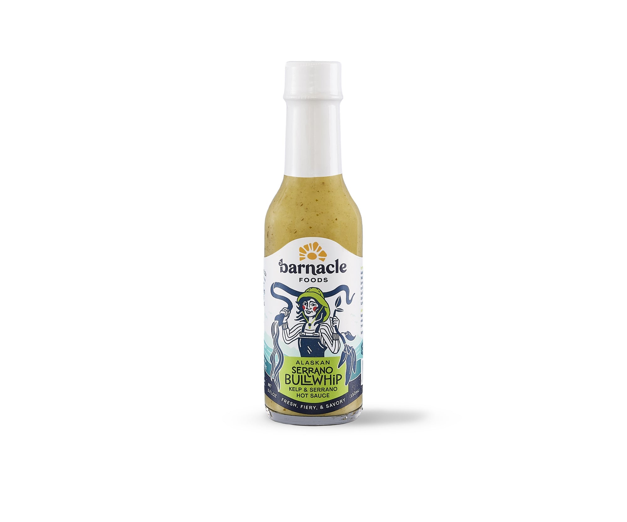 Alaskan Bullwhip Kelp & Serrano Hot Sauce