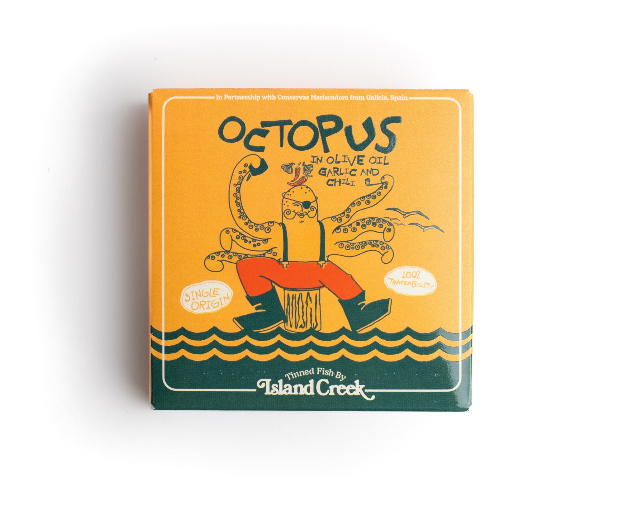 Island Creek Octopus in Oil, Garlic & Chili