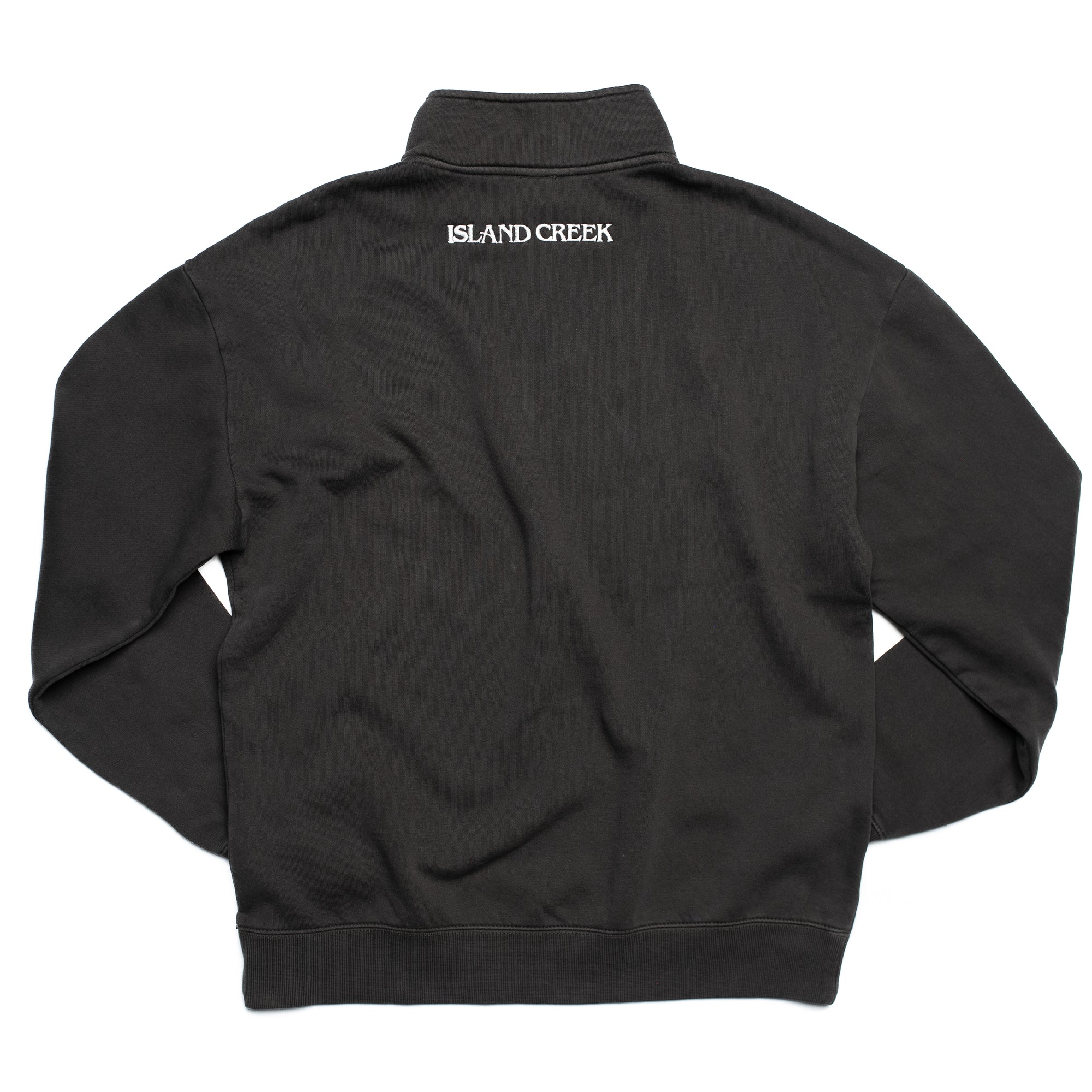 Island Creek Faded Black Mermaid Half Zip