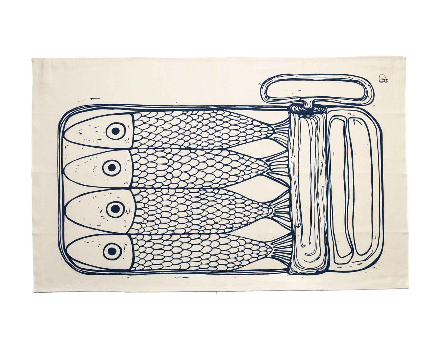 Sardine Tea Towel