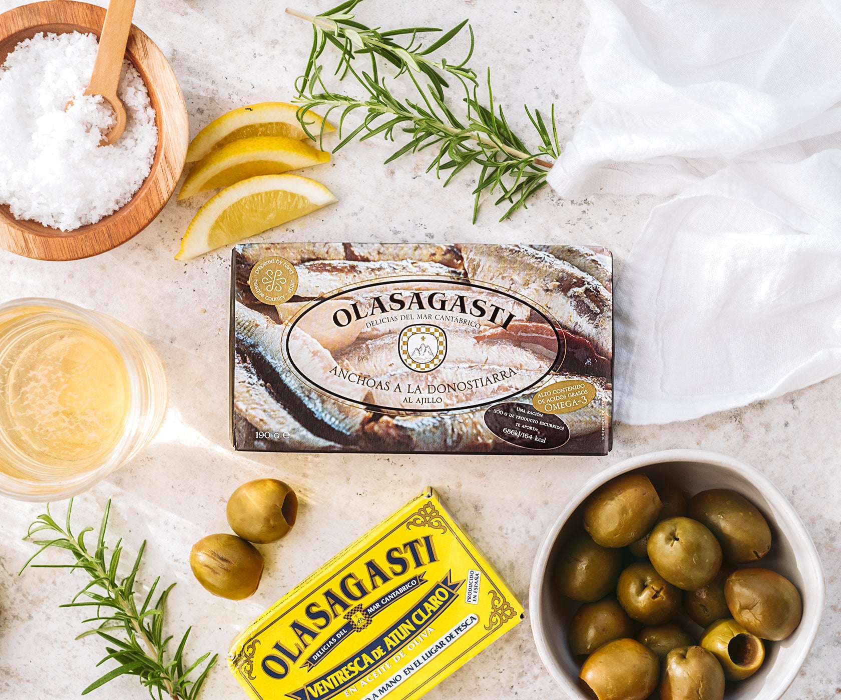 Olasagasti White Anchovies a la Basque