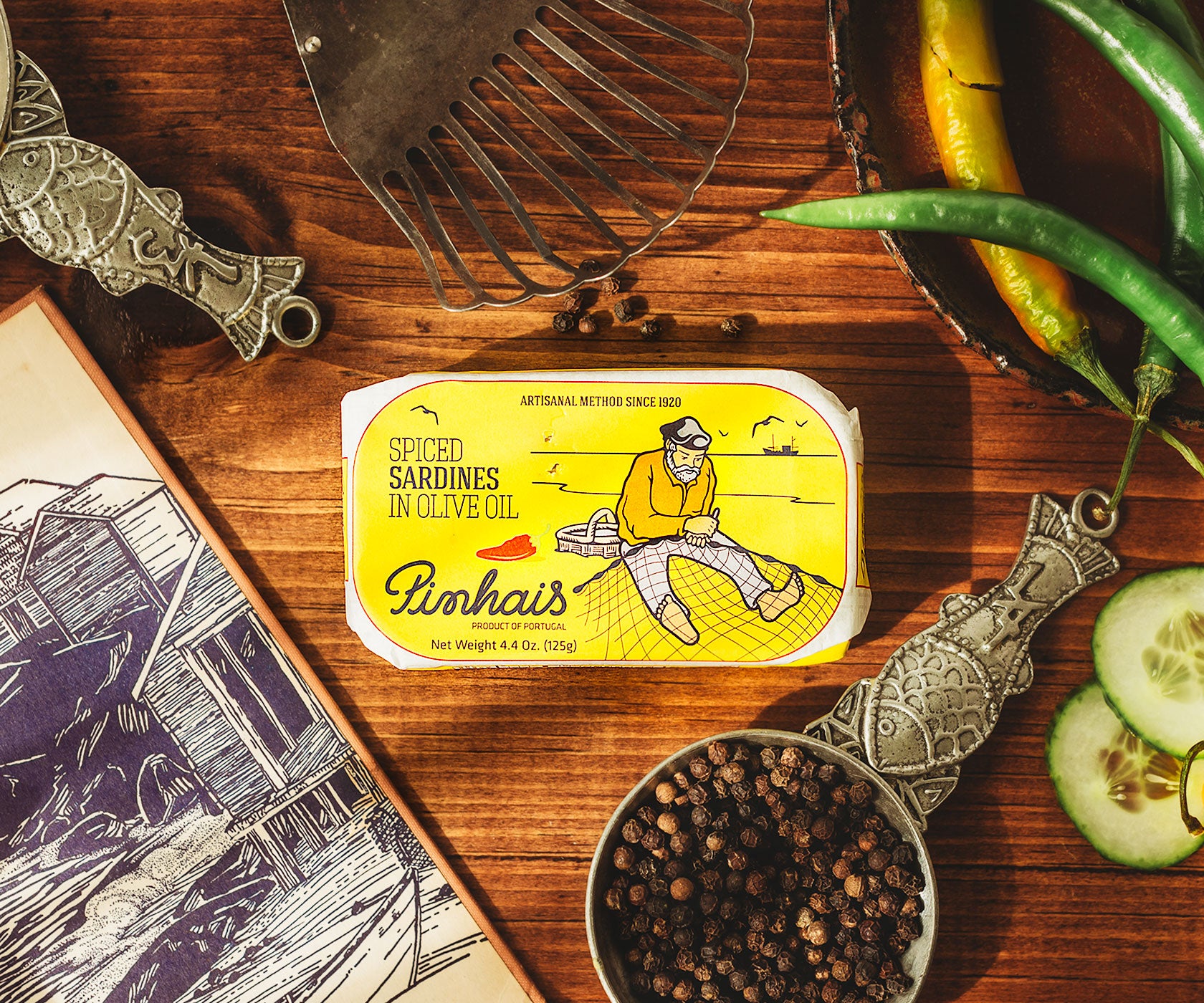 Pinhais Spiced Sardines in Olive Oil