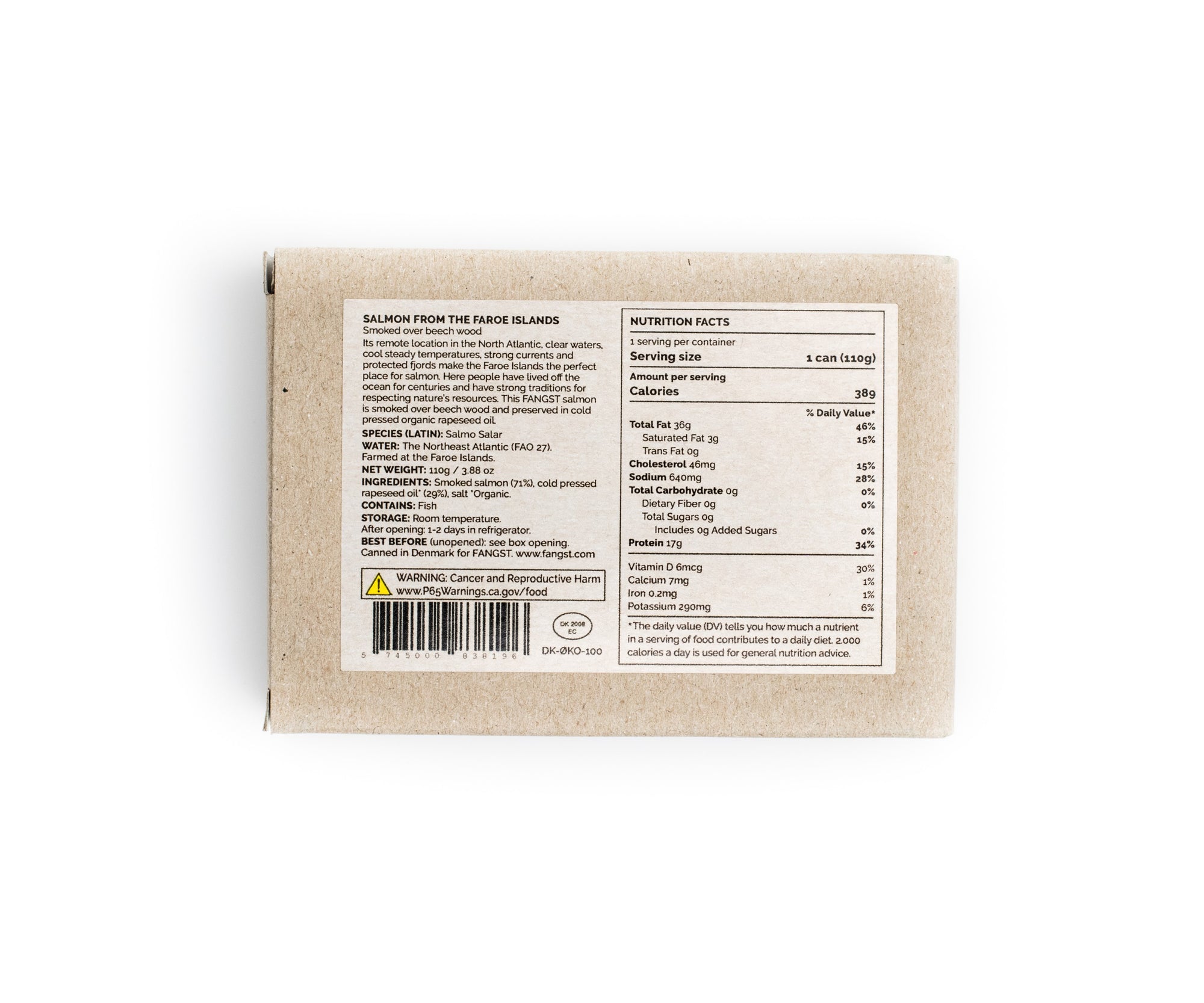 Fangst Faroe Island Beech Wood Smoked Salmon