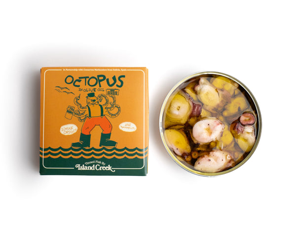 Island Creek Octopus in Oil - Island Creek Oysters | Buy Oysters