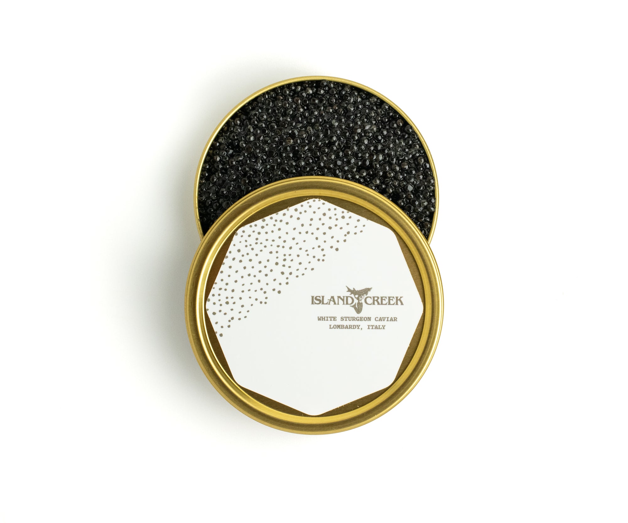 Adamas White Sturgeon Caviar from Pandino, Italy