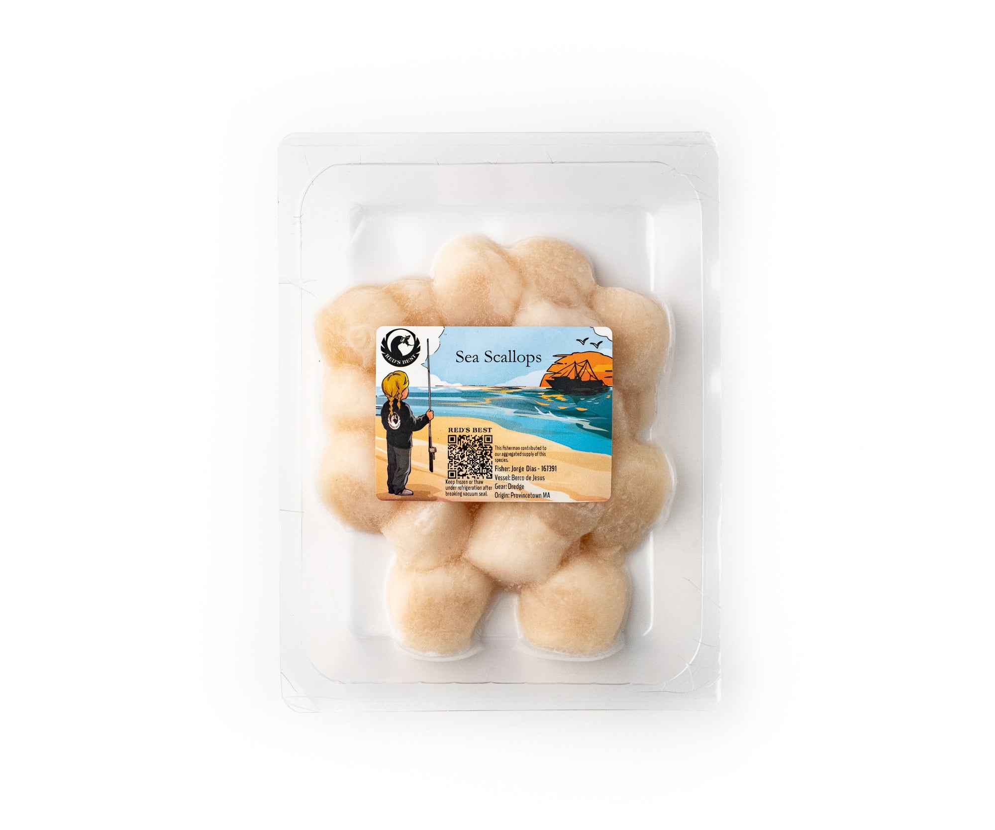 Massachusetts Sea Scallops, 2 Pounds