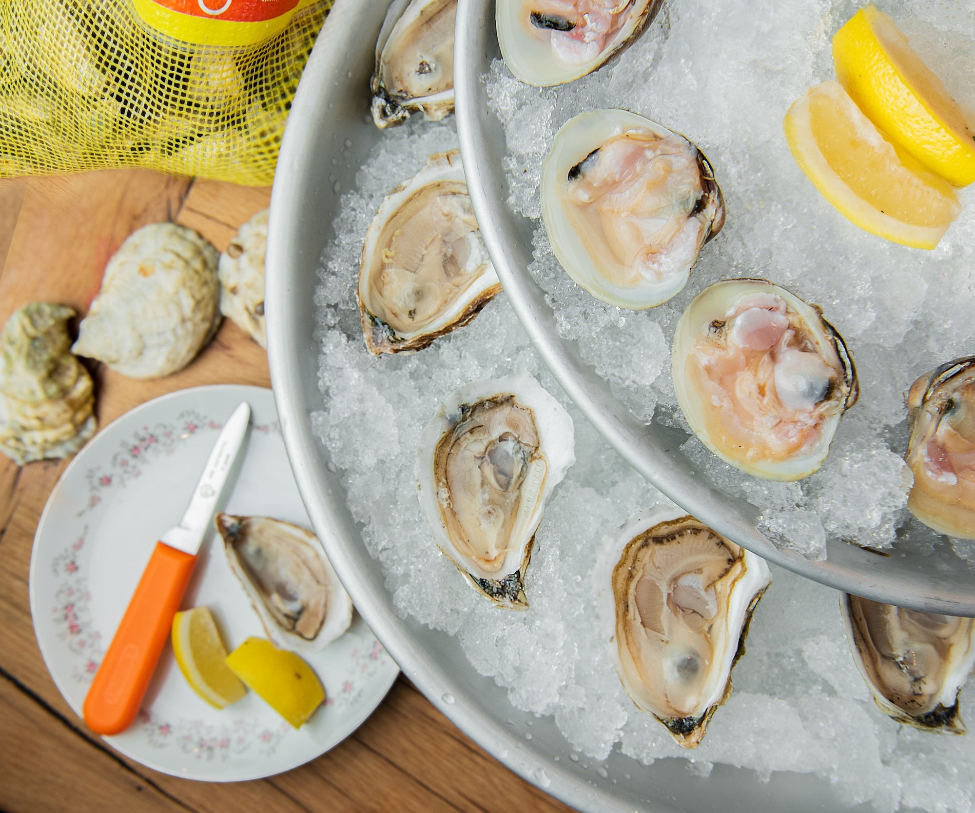 Half & Half: 50 Moon Shoals & 50 Littleneck Clams