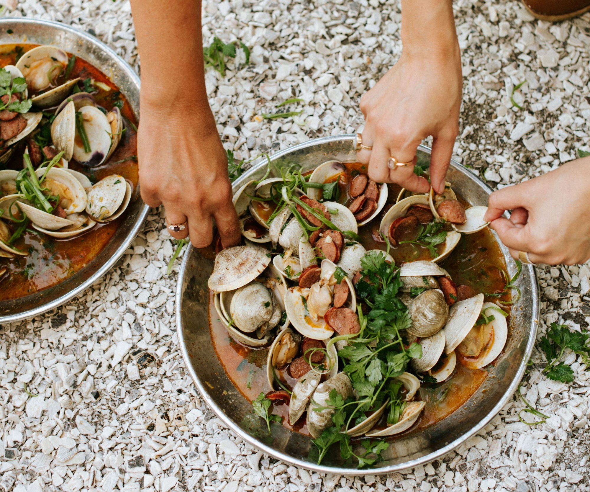 Half & Half: 50 Moon Shoals & 50 Littleneck Clams