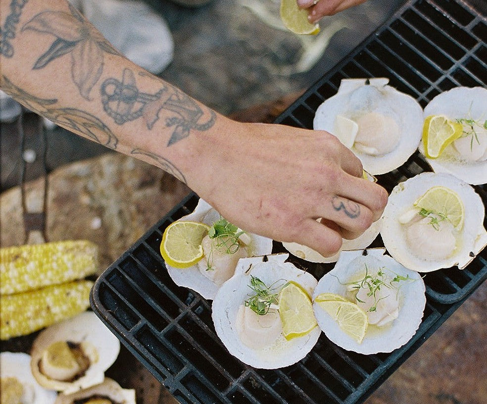 Live Sea Scallops from Penobscot Bay, ME