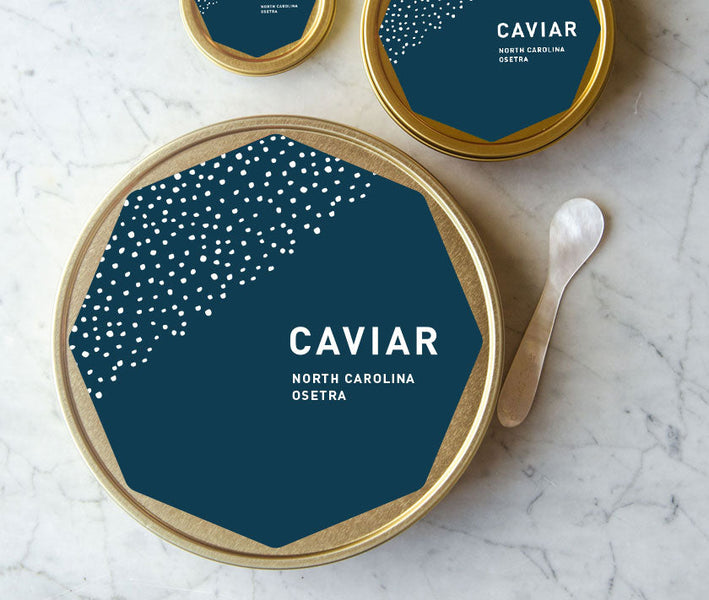 Marshallberg Farm Osetra Caviar from Smyrna, North Carolina Island