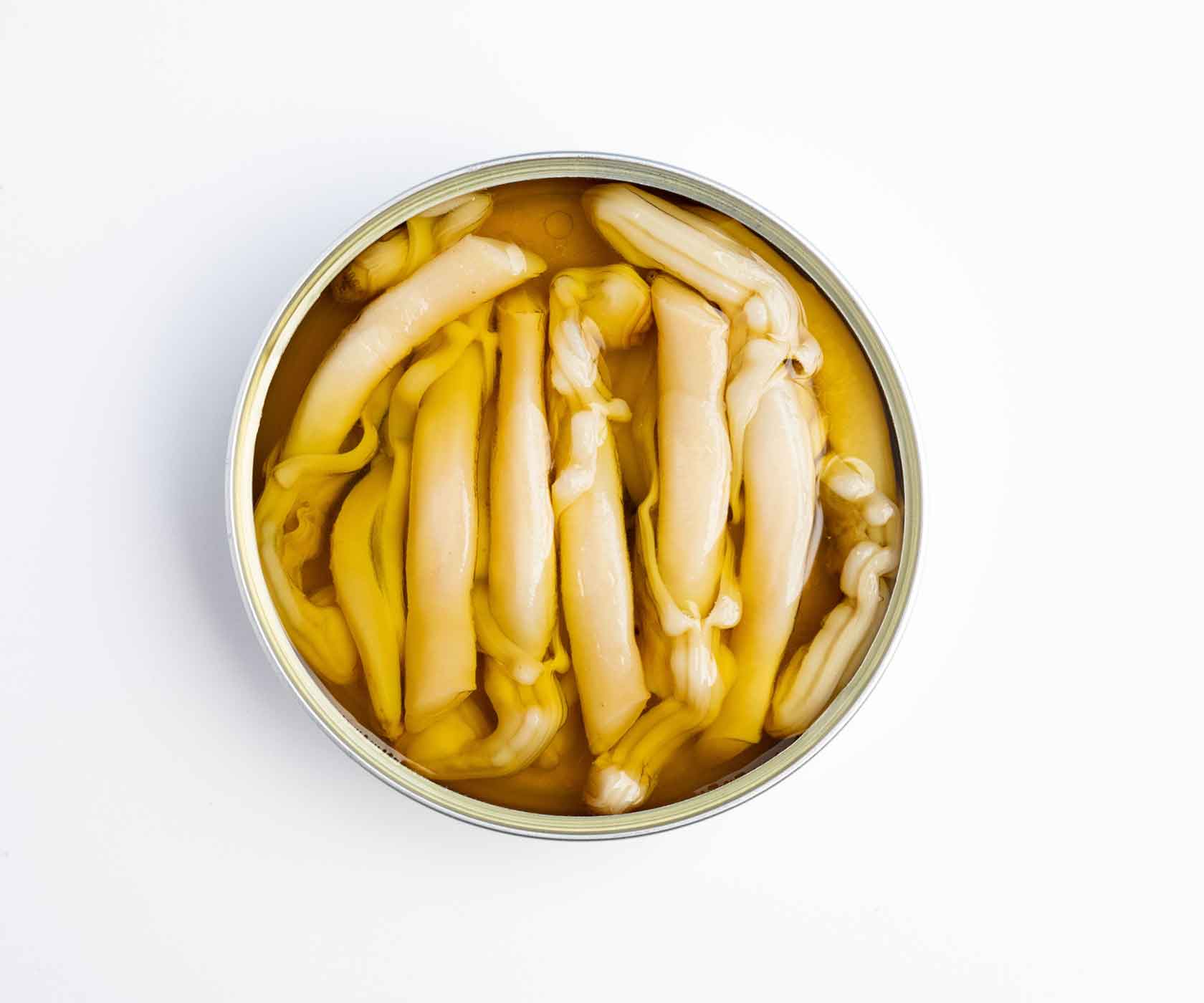 Sliced Razor Clams Island Creek x Mariscadora Razor Clams in Oil - Island Creek Oysters ...