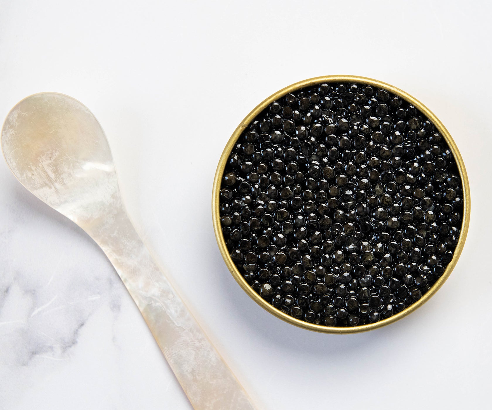 Adamas White Sturgeon Caviar from Pandino, Italy