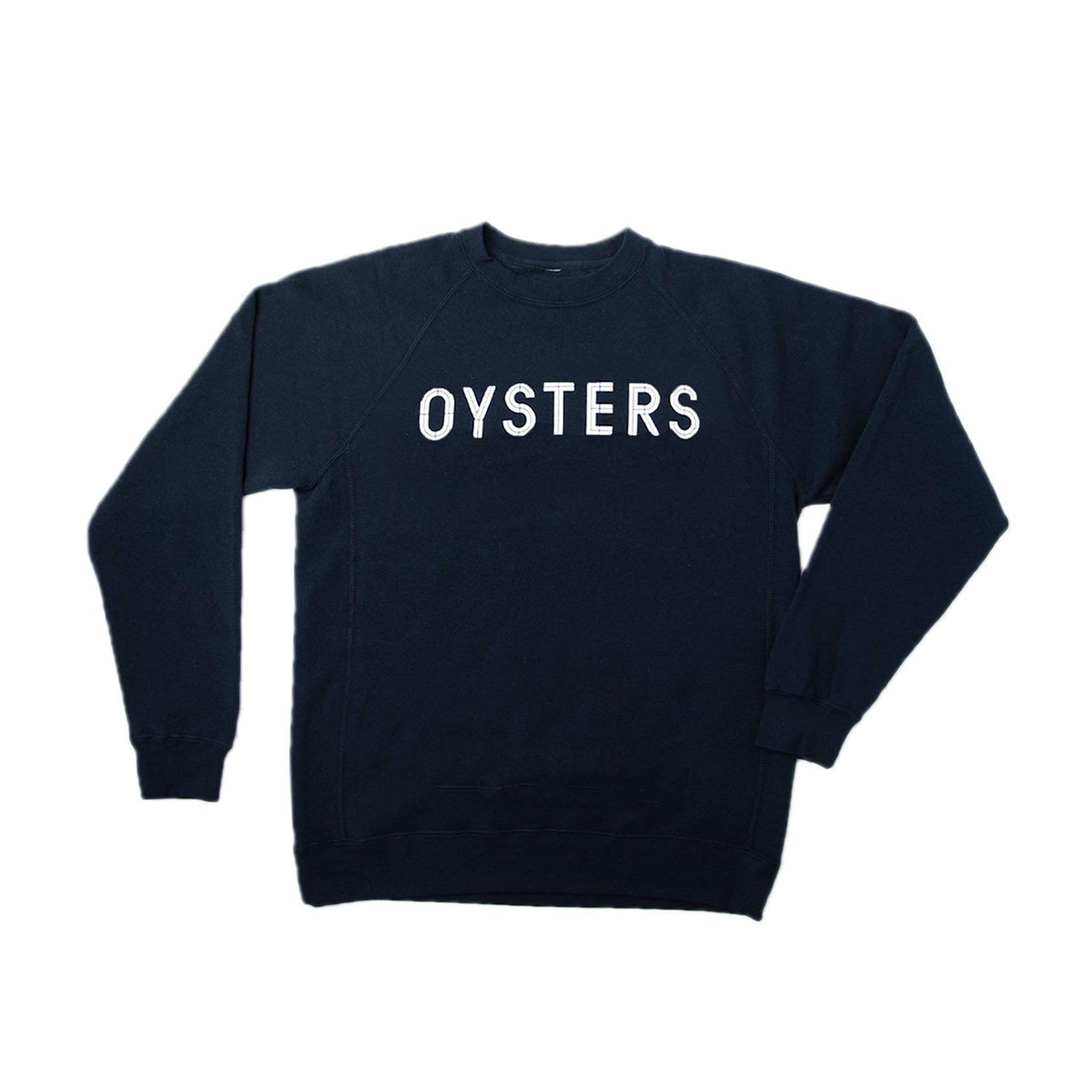 Oysters Navy Crewneck Sweatshirt