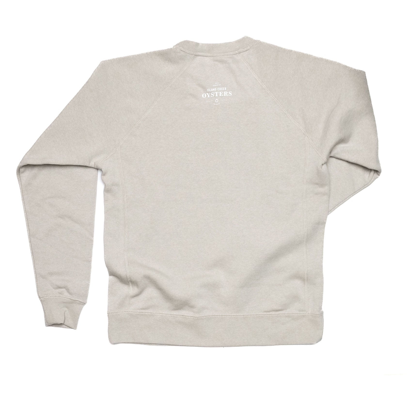 Oysters Stone/White Crewneck Sweatshirt