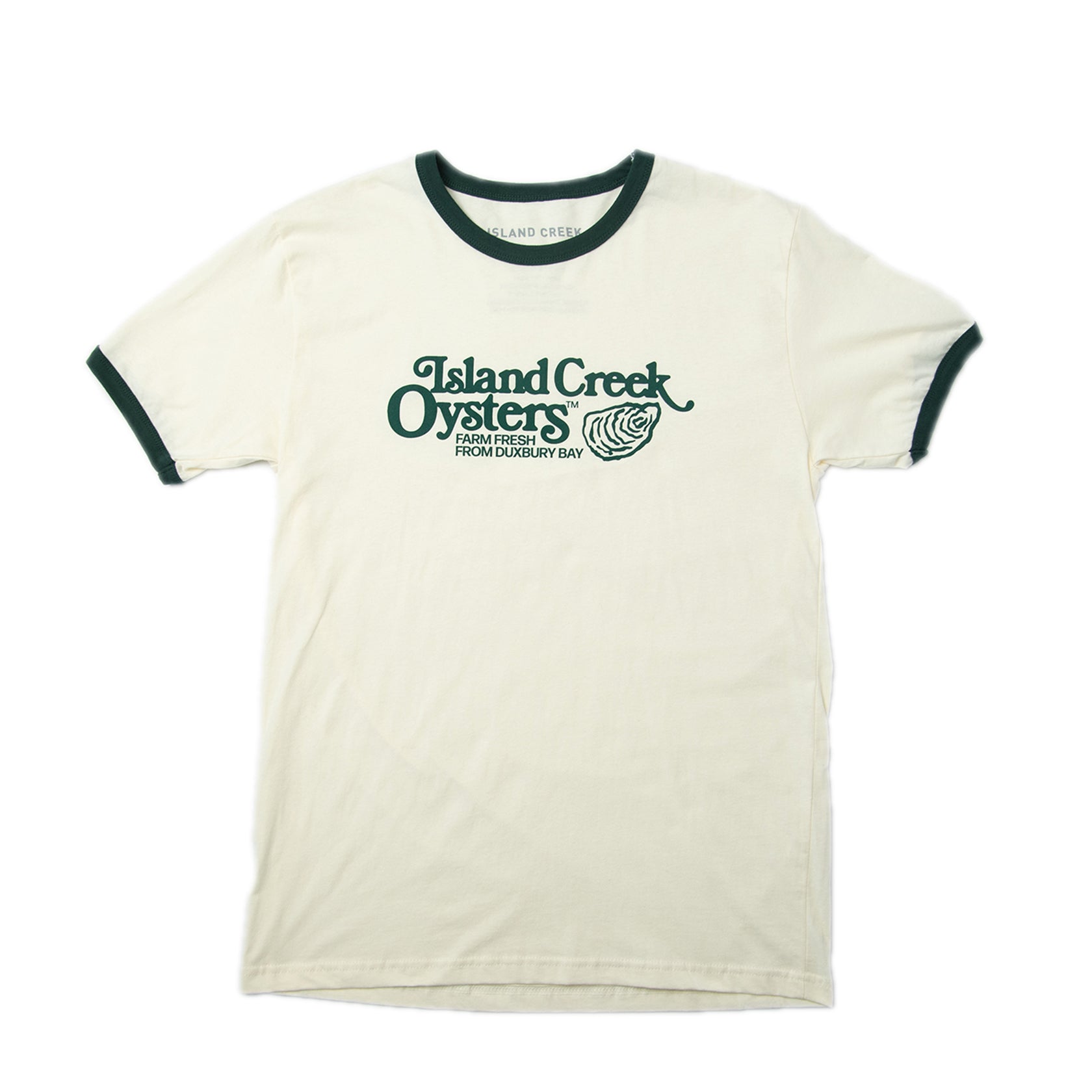 ICO Throwback Ringer T-Shirt - Island Creek Oysters | Buy Oysters
