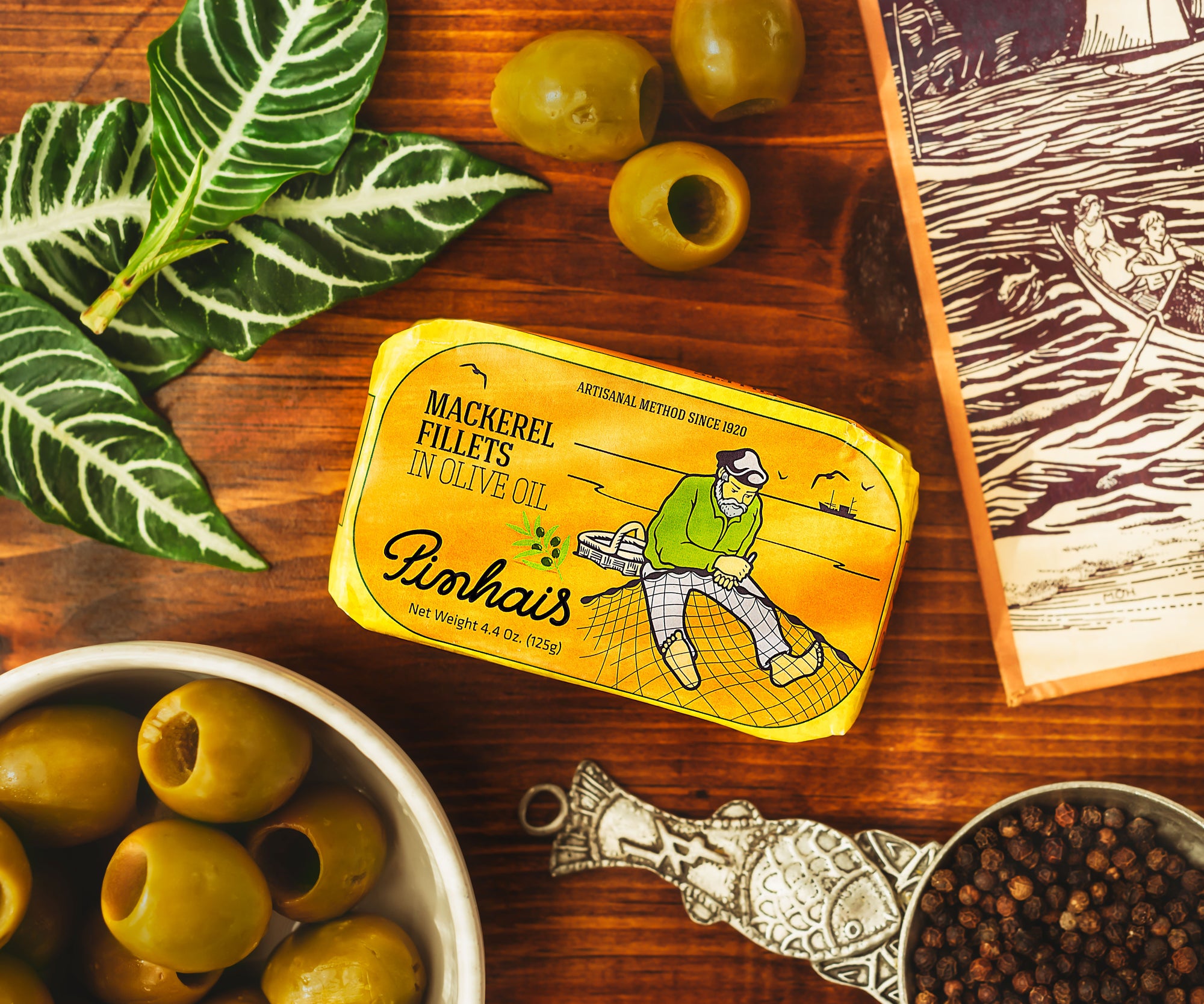 Pinhais Mackerel Fillets in Olive Oil